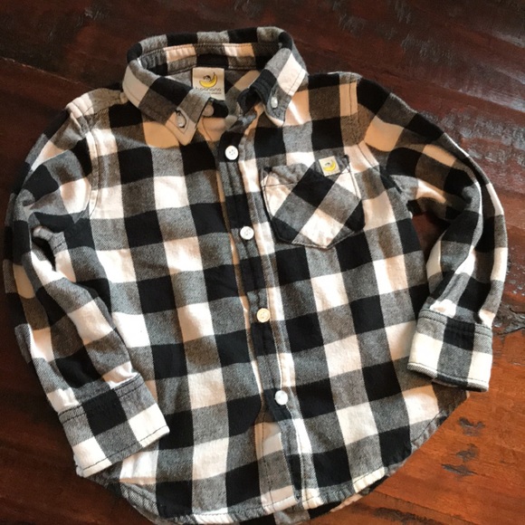Hoonana 2T Black and White Flannel - Picture 8 of 8